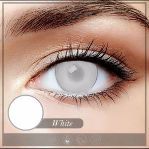 All white Eye Lens